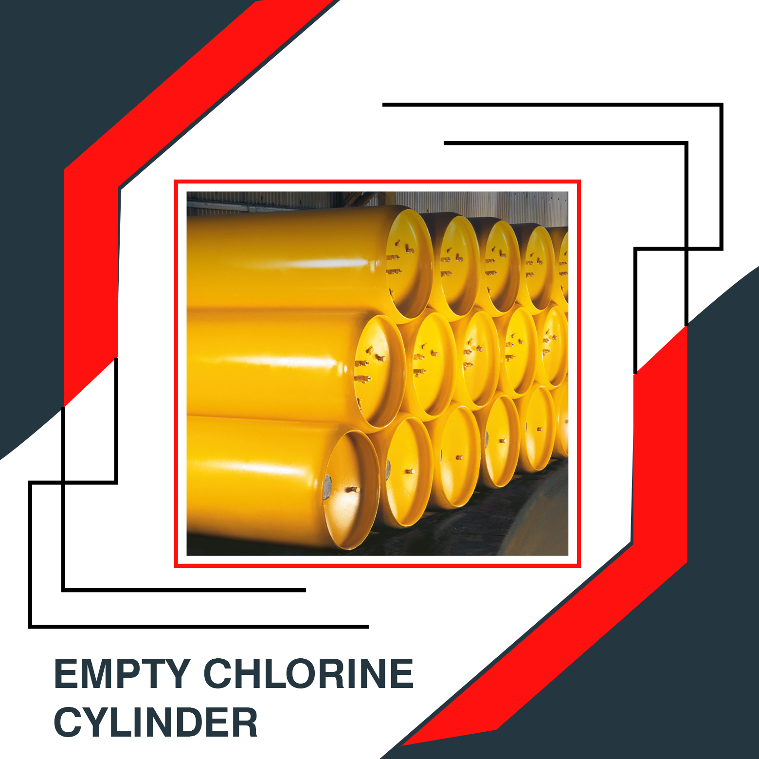 Empty Chlorine Cylinders