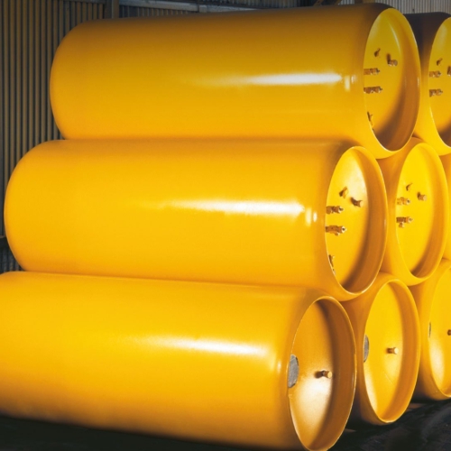 Empty Chlorine Cylinders In 